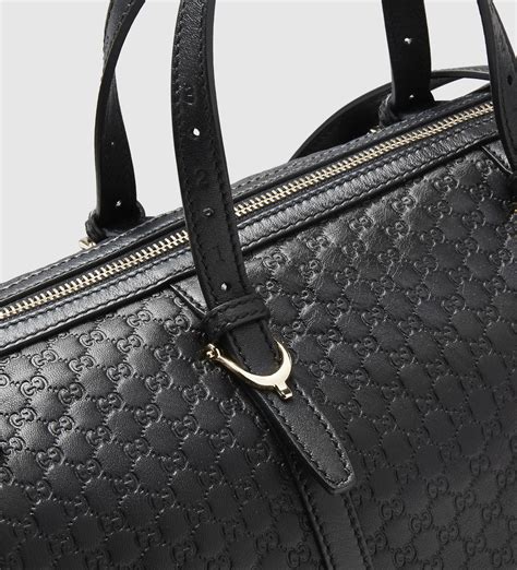 gucci boston black bag|Gucci microguccissima Boston bag.